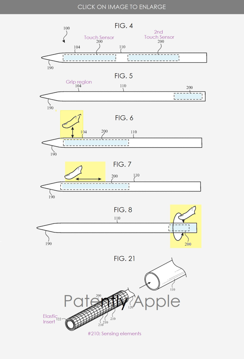 未來 Apple Pencil 可能配備全觸控式控制，如滾動縮放 | Apple Pencil, 蘋果專利, 蘋果新聞, 蘋果鉛筆 | iPhone News 愛瘋了