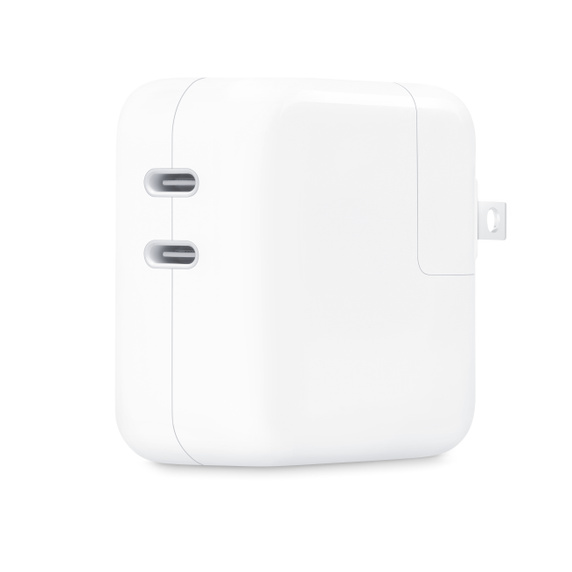 蘋果 35W 雙 USB-C 電源轉接器如何同時為兩台設備充電 | 35W 雙 USB-C, Apple News, iPhone充電, 蘋果充電器, 蘋果新聞 | iPhone News 愛瘋了