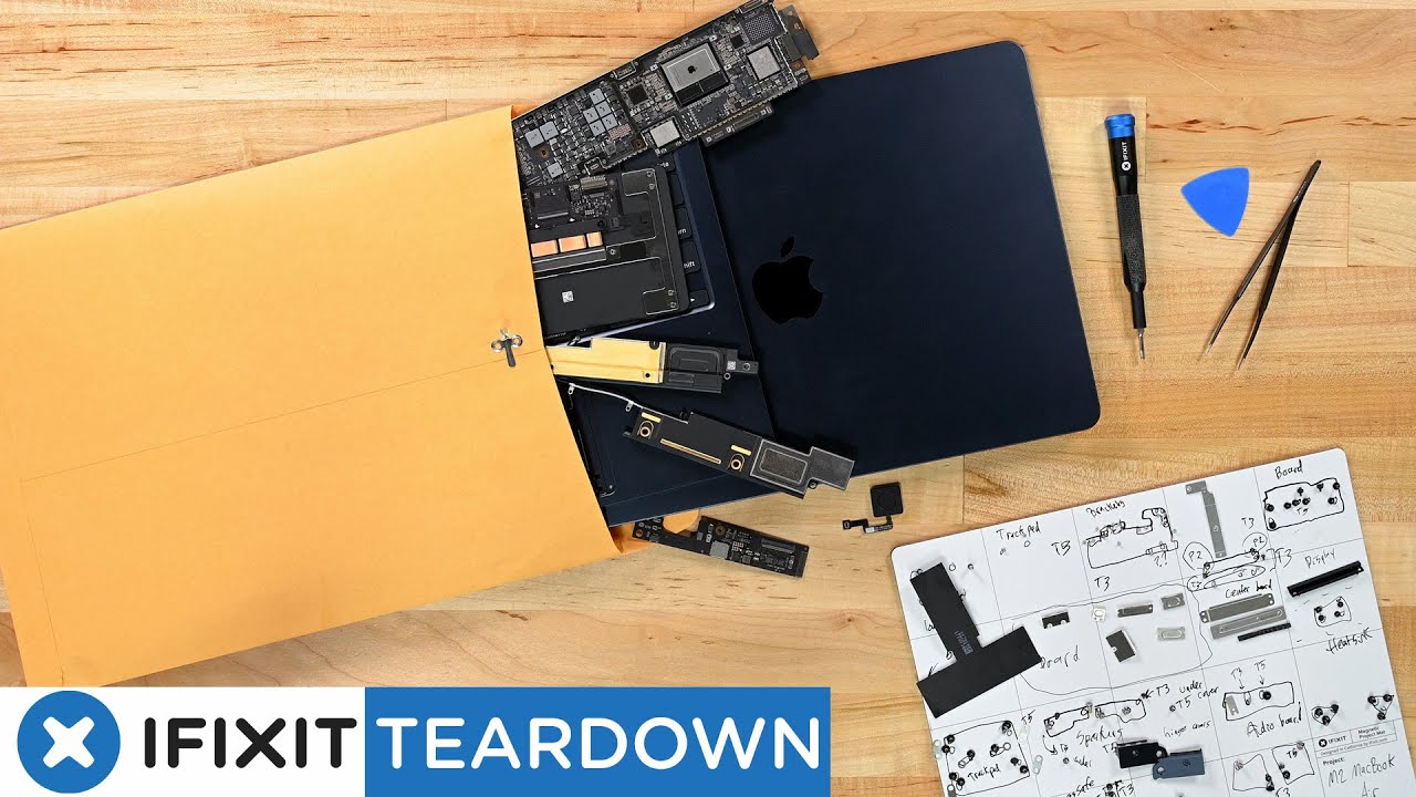 M2 MacBook Air 拆解！竟然有超寬頻和加速度感應器 | 2022 MacBook Air, Apple CF, iFixit, M2 MacBook Air, MacBooK Air | iPhone News 愛瘋了