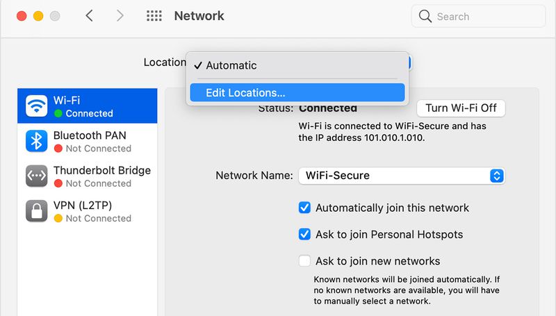 蘋果從 macOS Ventura 中刪除了網路位置功能 | macOS, macOS Ventura, networksetup, 網路位置 | iPhone News 愛瘋了