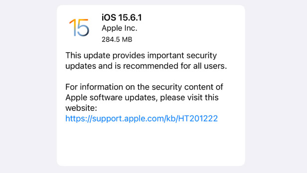 iOS 15.6.1 開放更新！修復了兩個重要安全漏洞 | iOS 15.6.1, iPadOS 15.6.1 | iPhone News 愛瘋了