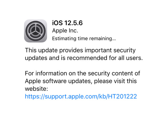 蘋果為舊款 iPhone、iPad 發布 iOS 12.5.6 重要安全性更新 | Apple News, iOS 12.5.6, iOS更新, iPhone 5s, 更新iPhone | iPhone News 愛瘋了