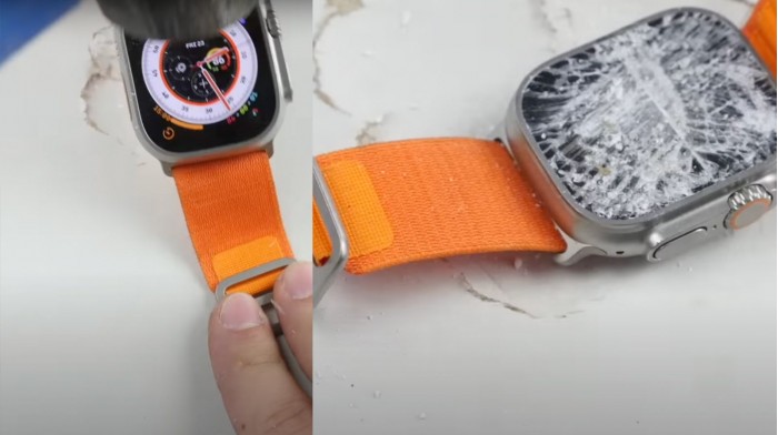 Apple Watch Ultra 鐵鎚敲擊測試！結果桌子先裂了 | Apple CF, Apple Watch, Apple Watch Ultra, TechRax, 蘋果手錶 | iPhone News 愛瘋了