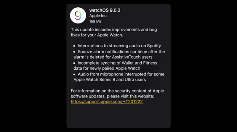 watchOS 9.0.2更新！修復Apple Watch麥克風、Spotify中斷 | Apple Watch, Spotify, watchOS 9.0.2, 蘋果手錶 | iPhone News 愛瘋了