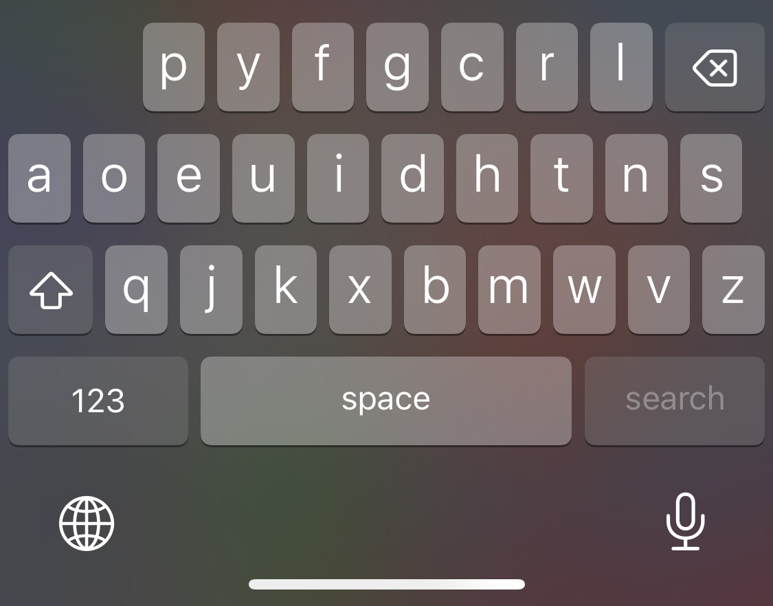 iOS 16 加入世界英打最快的德沃夏克鍵盤
