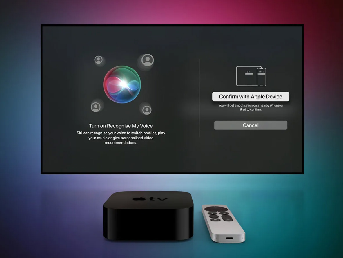 Apple TV將支援多用戶語音識別：提供個人化體驗