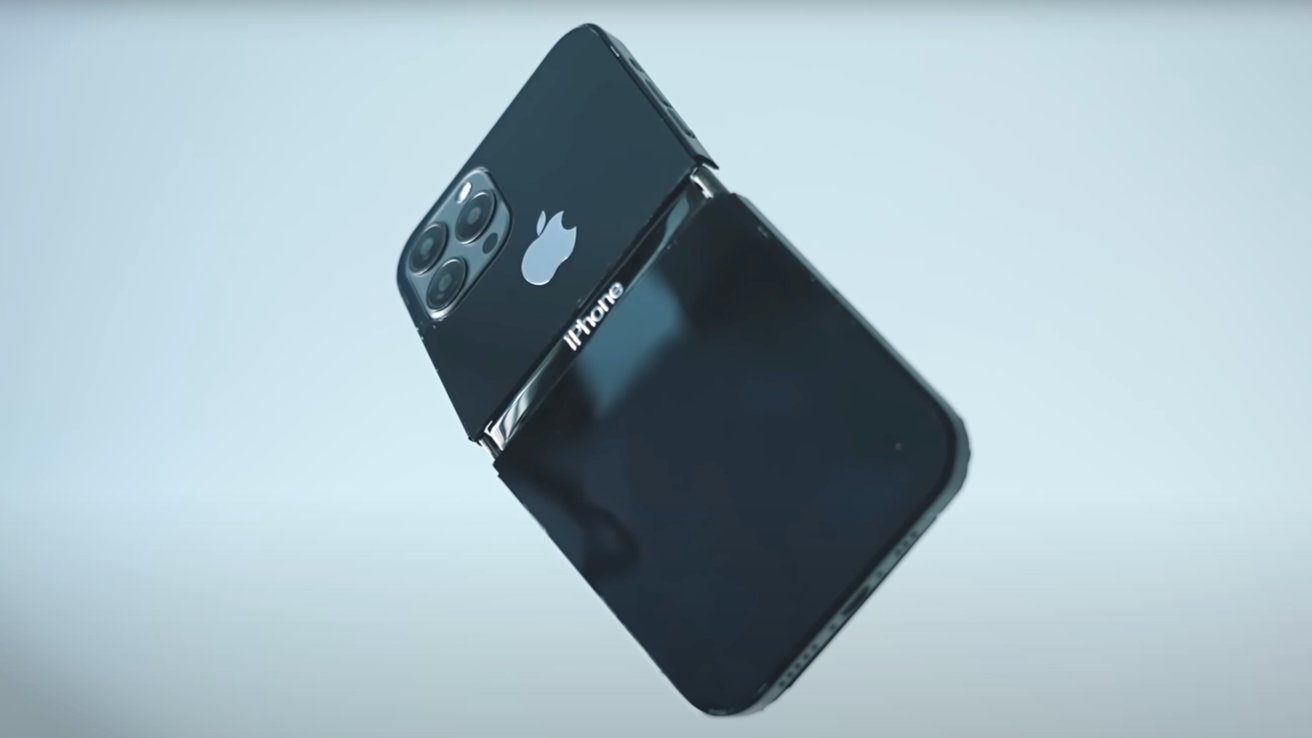 全世界第一支折疊 iPhoneV！不是由蘋果推出 | Apple CF, iPhone Flip, iPhoneV, 折疊iPhone, 蘋果概念設計 | iPhone News 愛瘋了