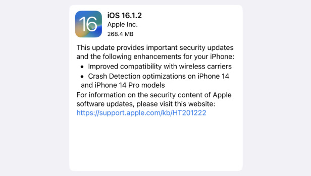 iOS 16.1.2開放更新！為iPhone 14車禍偵測進行優化 | iOS 16.1.2, iOS 16.2, iPhone 14, iPhone 14 Pro, 車禍偵測 | iPhone News 愛瘋了