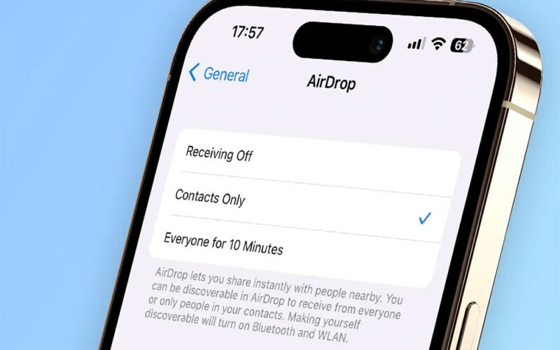 iOS 16.2開始向所有人AirDrop每次限制10分鐘