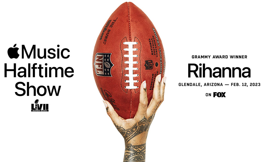 Apple Music 發布蕾哈娜超級盃 LVII 中場秀預告片 | Apple Music, Rihanna, Super Bowl, 蕾哈娜, 超級盃 | iPhone News 愛瘋了