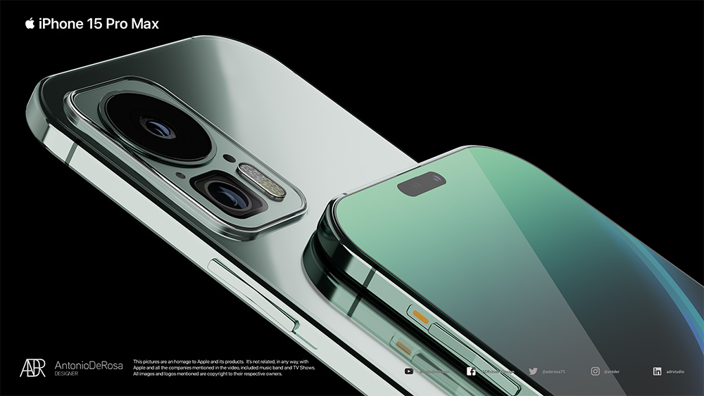 iPhone 15 Pro Max 概念設計欣賞！揭示創新魅力 | Apple CF, iPhone 15, iPhone 15 Pro Max, 蘋果概念設計 | iPhone News 愛瘋了