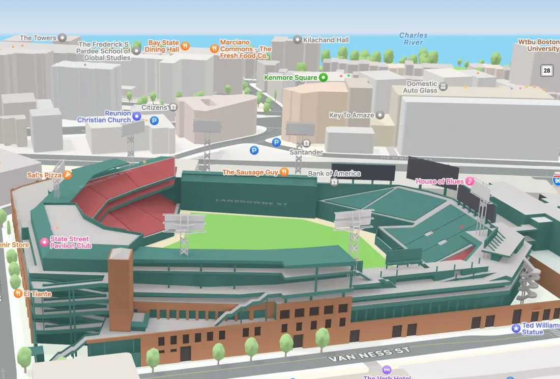 Apple Maps 3D 體驗現已擴展到波士頓