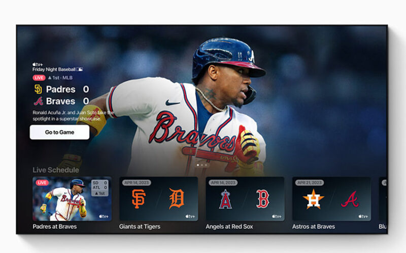 Apple TV+ 週五棒球夜回歸！每週雙重賽獨家直播