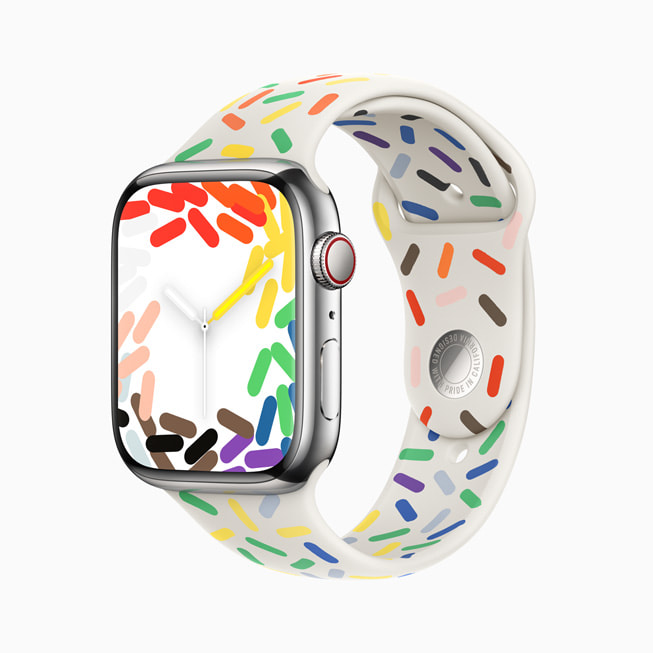 Apple Watch Pride全新彩虹錶帶、錶面和iOS桌布來了