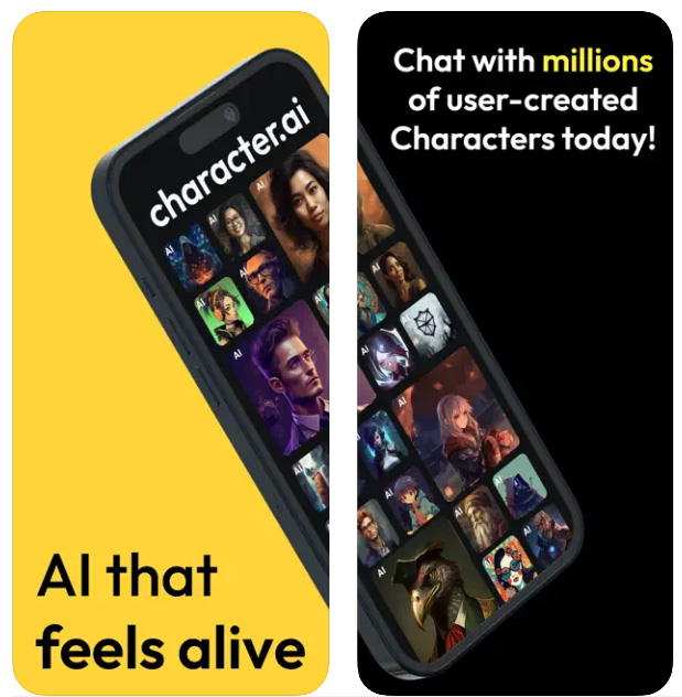 Character AI - 在iPhone上與賈伯斯、馬斯克聊天