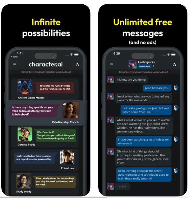 Character AI - 在iPhone上與賈伯斯、馬斯克聊天