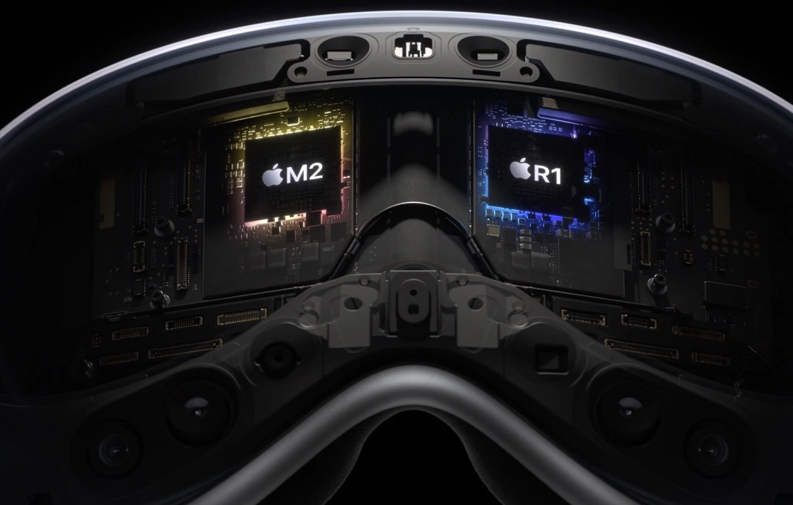 Apple Vision Pro搭載R1晶片：解決傳統VR眩暈問題