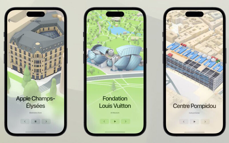 用Apple Maps巴黎旅行！看3D羅浮宮和艾菲爾鐵塔