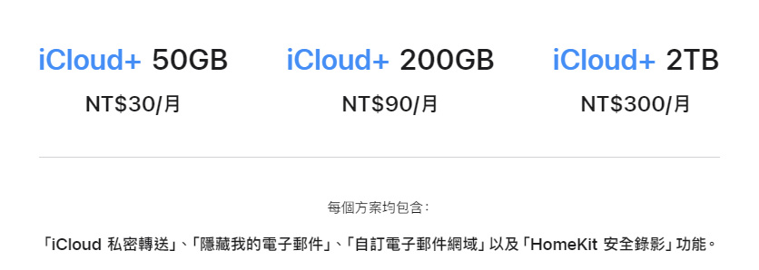 蘋果提高多國iCloud+訂閱價格：台灣目前不變