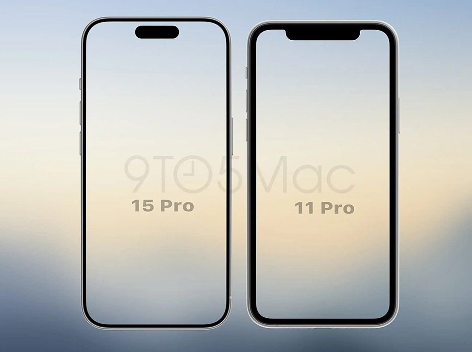 感受一下iPhone 15 Pro世界最窄螢幕邊框：1.5mm | Apple Press Release, iPhone 14 Pro, iPhone 15 Pro, 邊框比較 | iPhone News 愛瘋了