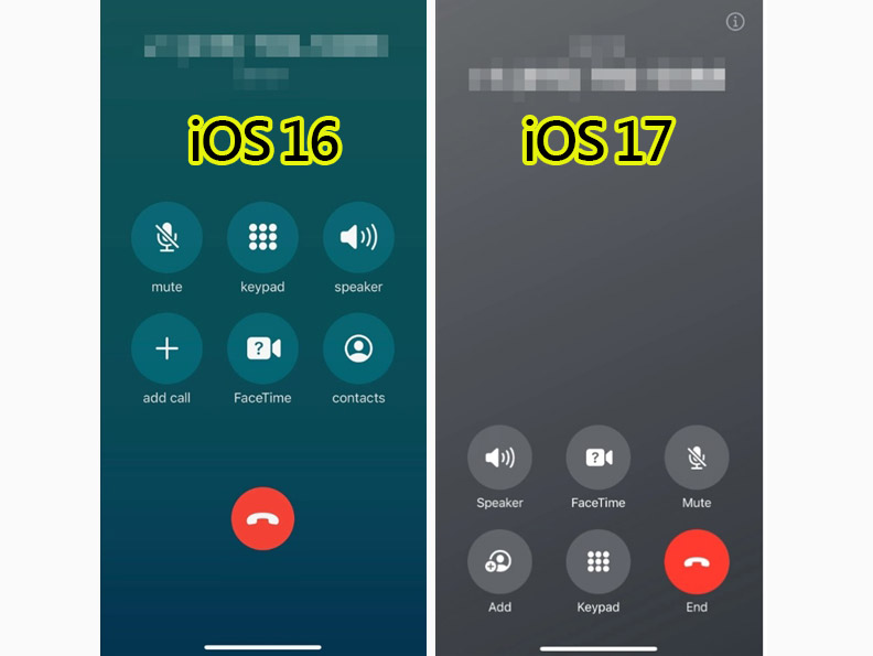 果粉多年習慣被迫更改？iOS 17 結束通話位置變了