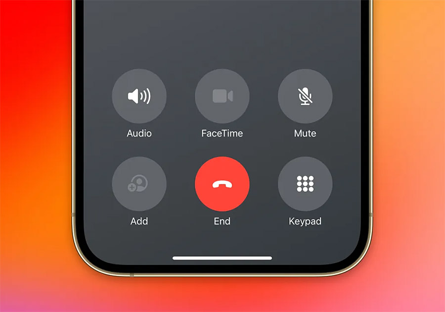 iOS 17 中再次移動了 iPhone 結束通話按鈕
