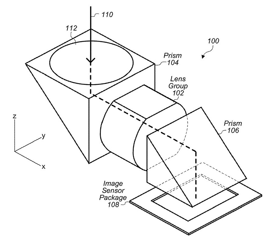 電動 iPhone 潛望鏡攝像頭專利：未來鏡頭不再凸起