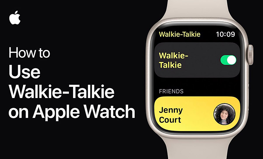 Apple Watch 上用 Walkie-Talkie 對講機功能