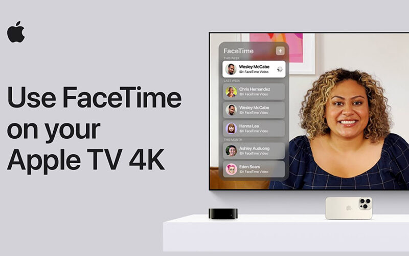 如何在 Apple TV 4K 電視上 FaceTime 視訊
