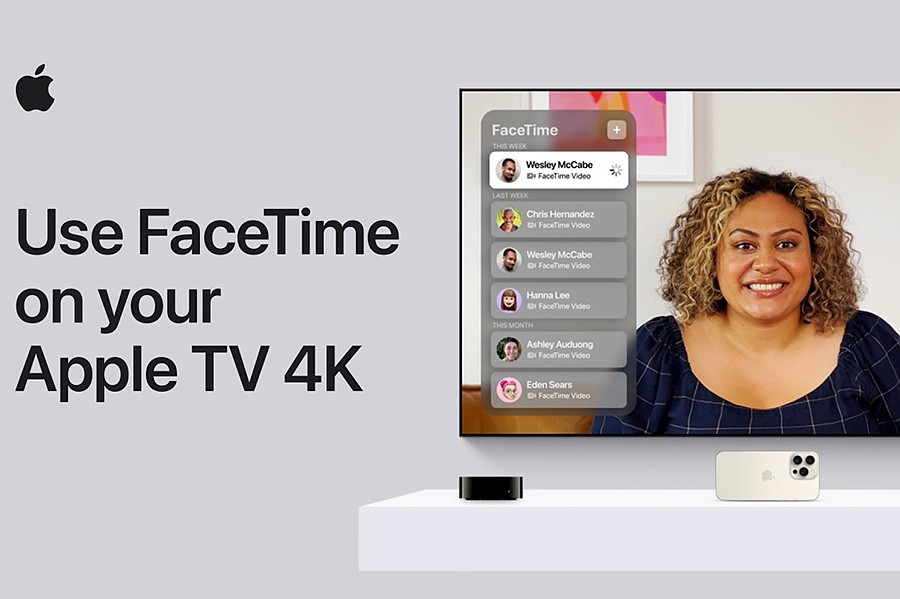 如何在 Apple TV 4K 電視上 FaceTime 視訊
