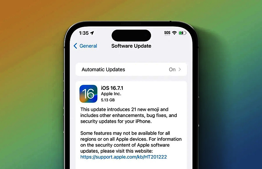 iOS 16.7.1 開放更新！保護舊款iPhone/iPad安全修復