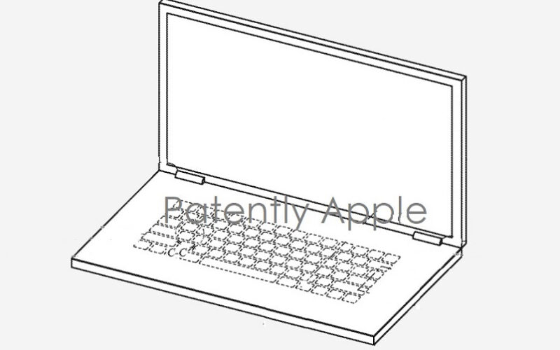 蘋果MacBook專利：虛擬鍵盤和iPhone充電功能