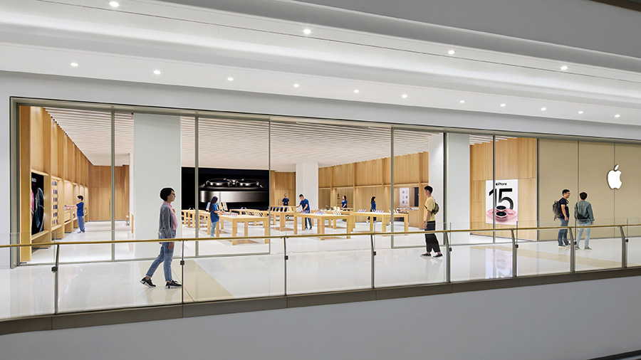 Apple 溫州萬象城零售店開幕：賞心悅目的購物天堂