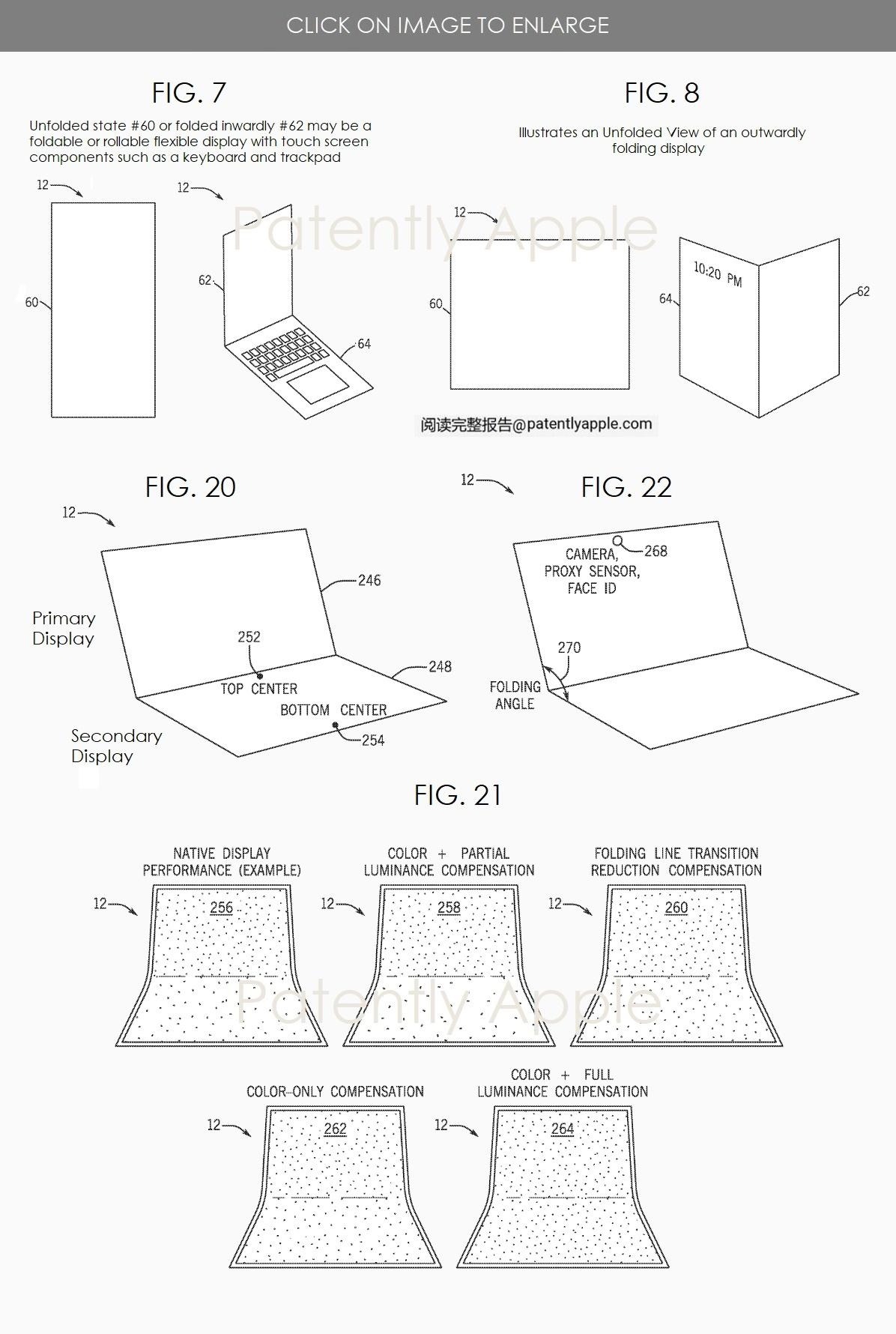 蘋果可折疊設備專利：優化顯示器色彩和亮度控制