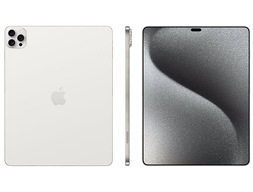 傳全新14.1吋iPad Pro：M3晶片+極窄邊框+動態島