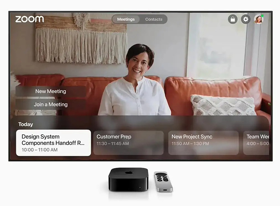 Zoom 登陸 Apple TV 4K：視訊會議新體驗震撼登場