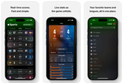 apple sports app real time scores and stats