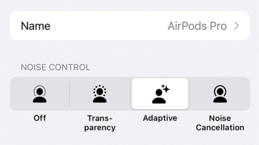 AirPods Pro 自訂噪音控制功能示意圖 airpods pro custom noise control 2