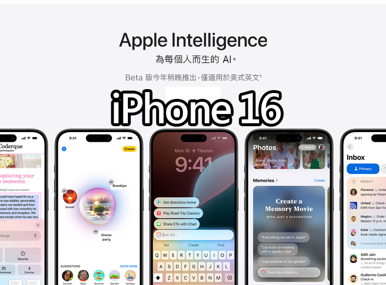 apple intelligence iphone 16