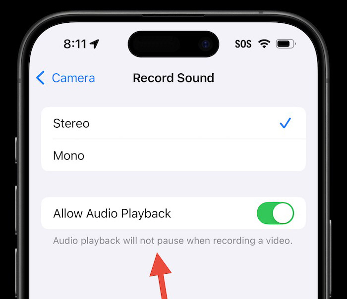 ios18 iphone record video with music 2