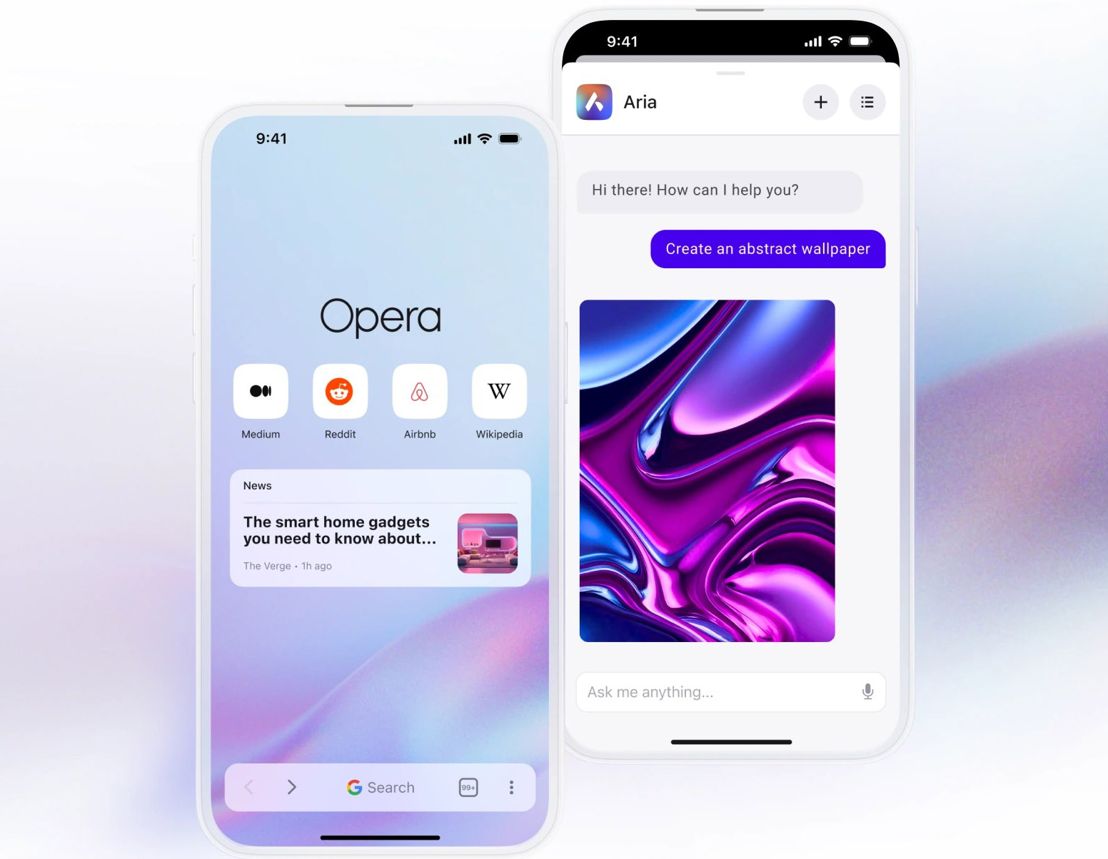 opera one browser ios