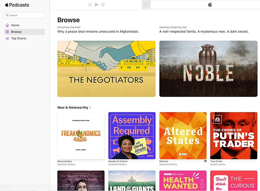 apple podcasts web version 2