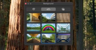 macos sequoia 15 1 new facetime backgrounds