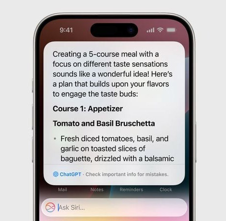 apple openai chatgpt siri integration 2