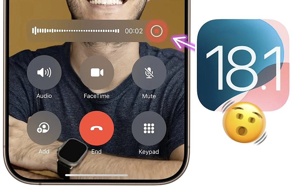 ios 18 1 call recording feature