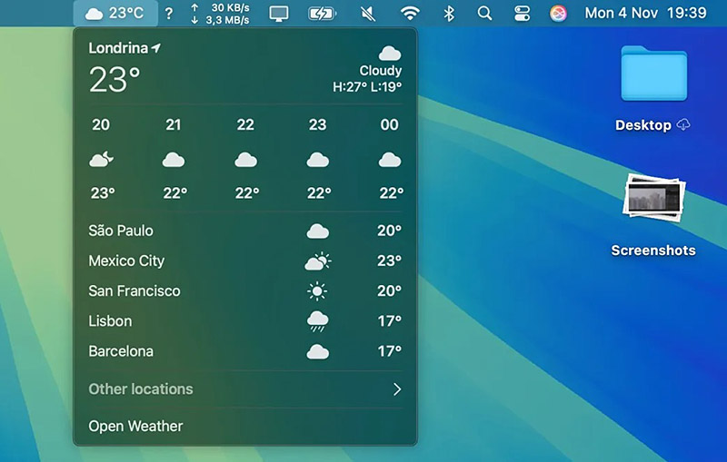 macos sequoia 15 2 weather menu 2