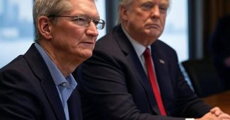 apple ceo tim cook trump inauguration donation