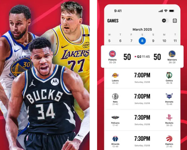 track nba scores on iphone 5