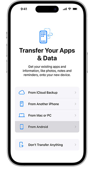 android to iphone data transfer 2
