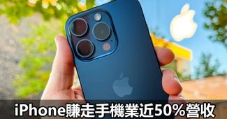 iphone captures 50 percent